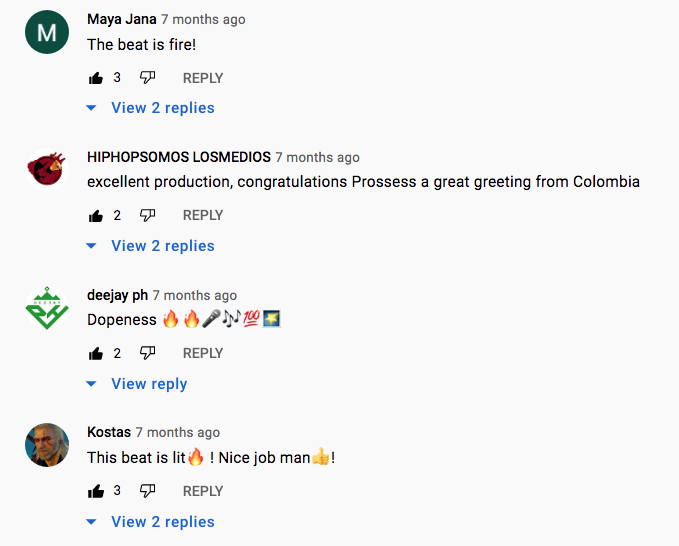 YT comments 2